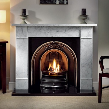 Gallery Brompton 56'' Cararra Marble Fireplace